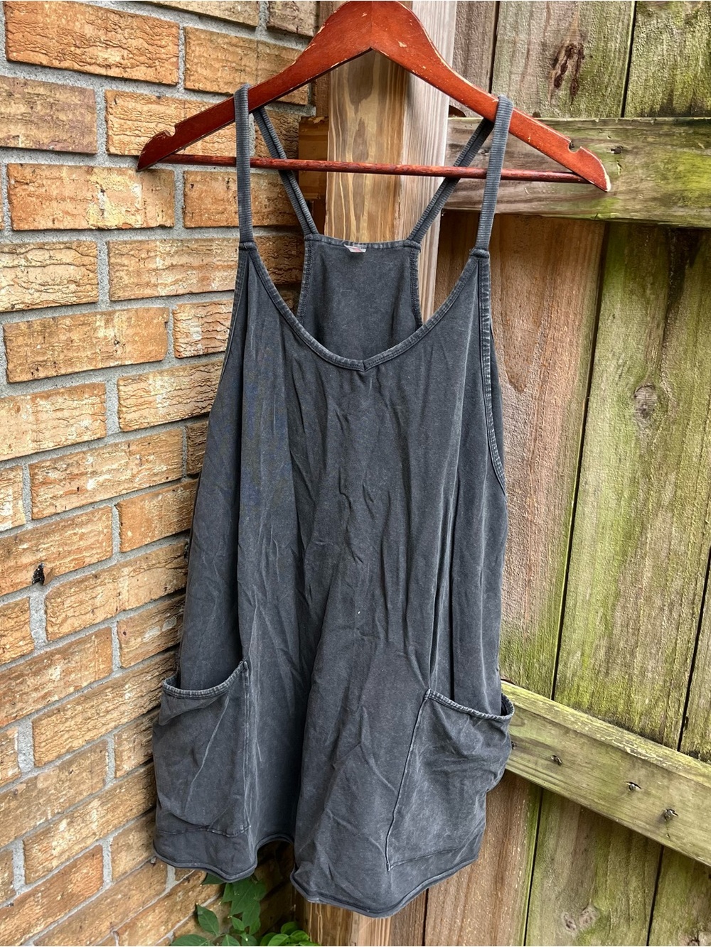 FP Movement by Free People Washed Black HotShot Dress